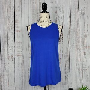 Adidas Women's X-Large Blue Athletic Gym Muscle Tank Top